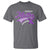 Dementia Awareness T Shirt Memories Matter Purple Ribbon Alzheimer - Wonder Print Shop