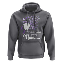 Alzheimer Awareness Hoodie I Wear Purple For My Mom Dementia - Wonder Print Shop