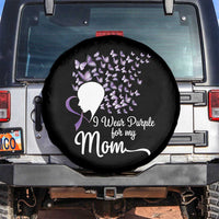 Alzheimer Awareness Spare Tire Cover I Wear Purple For My Mom Dementia