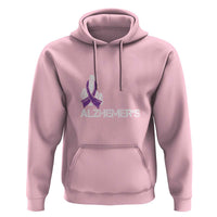 Fuck Alzheimer's Dementia Purple Ribbon Hoodie - Wonder Print Shop
