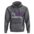 Fuck Dementia Alzheimer Purple Ribbon Hoodie - Wonder Print Shop