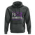 Fuck Dementia Alzheimer Purple Ribbon Hoodie - Wonder Print Shop