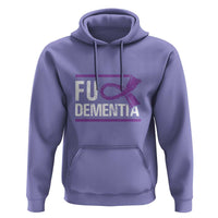 Fuck Dementia Alzheimer Purple Ribbon Hoodie - Wonder Print Shop