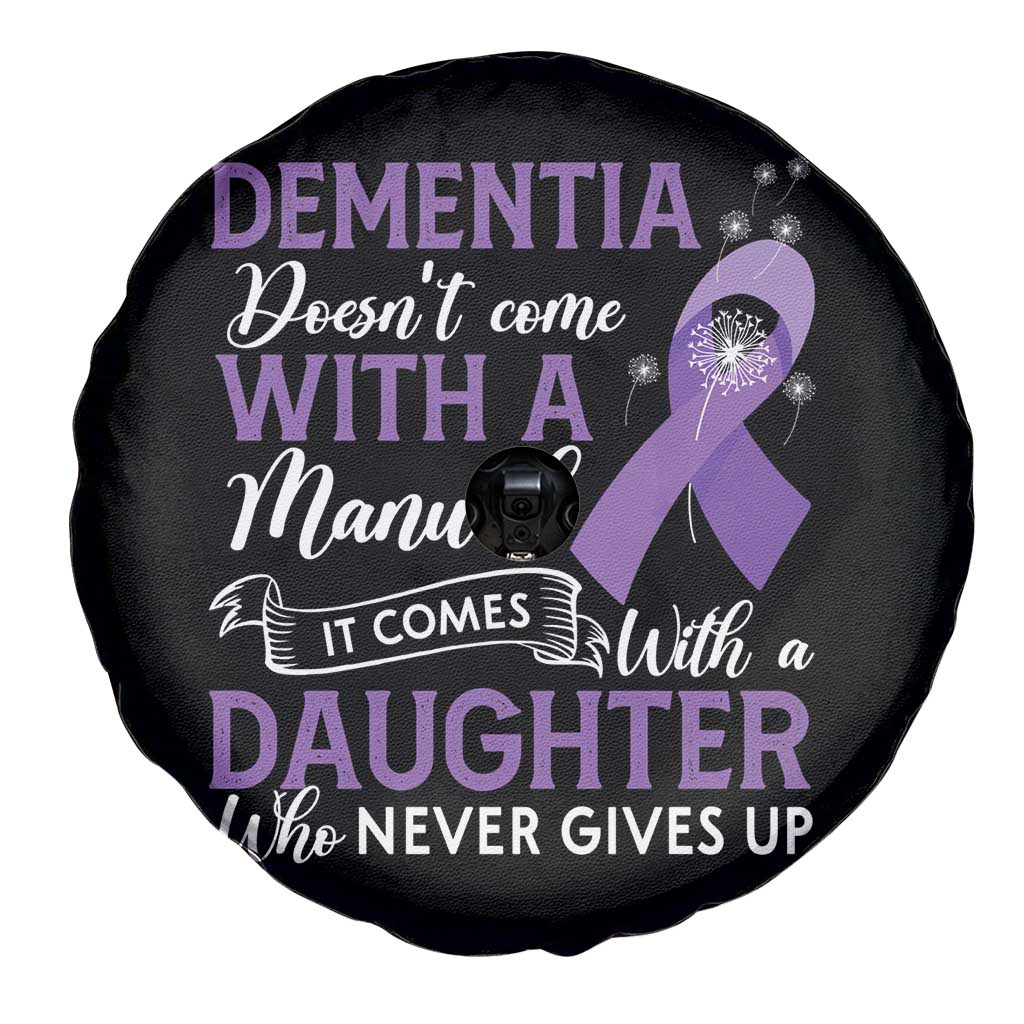 Alzheimer Awareness Spare Tire Cover Dementia Comes With A Daughter Who Never Gives Up