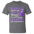 Alzheimer Awareness T Shirt Dementia Comes With A Daughter Who Never Gives Up - Wonder Print Shop