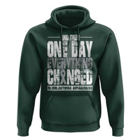 Glioblastoma Awareness Hoodie One Day Everything Changed Brain Tumor - Wonder Print Shop