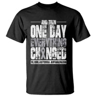 Glioblastoma Awareness T Shirt One Day Everything Changed Brain Tumor - Wonder Print Shop