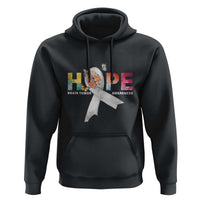 Hope Brain Tumor Awareness Gray Ribbon Hoodie - Wonder Print Shop