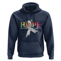 Hope Brain Tumor Awareness Gray Ribbon Hoodie - Wonder Print Shop