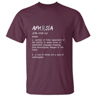 Funny Educational Aphasia Definition T Shirt A Loss Of Words Not A Lack Of Intelligence - Wonder Print Shop
