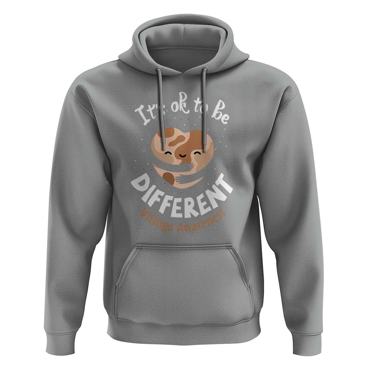Vitiligo Awareness Hoodie Its Ok To Be Different - Wonder Print Shop