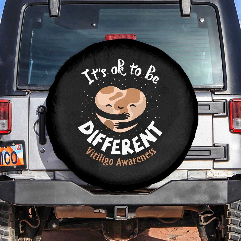 Vitiligo Awareness Spare Tire Cover Its Ok To Be Different