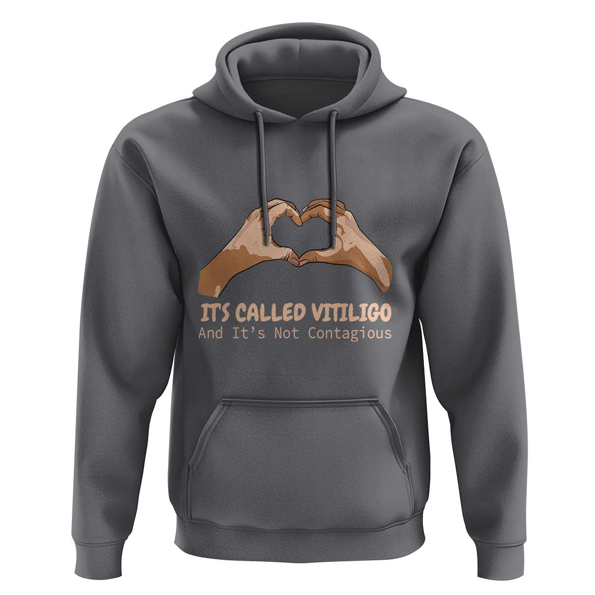Vitiligo Awareness Hoodie It's Called Vitiligo And It's Not Contagious - Wonder Print Shop