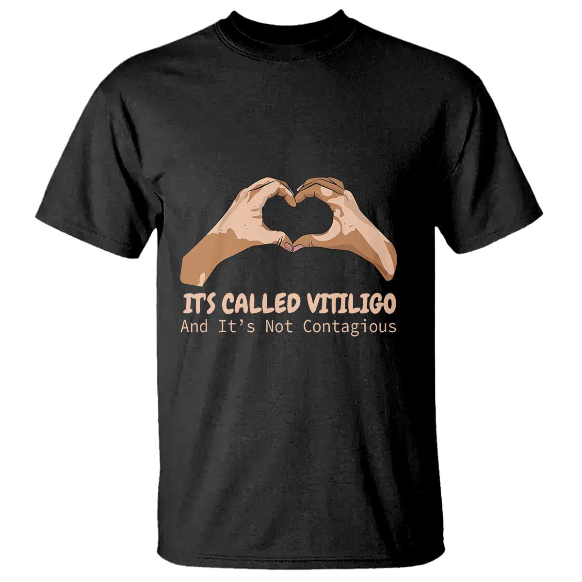 Vitiligo Awareness T Shirt It's Called Vitiligo And It's Not Contagious - Wonder Print Shop