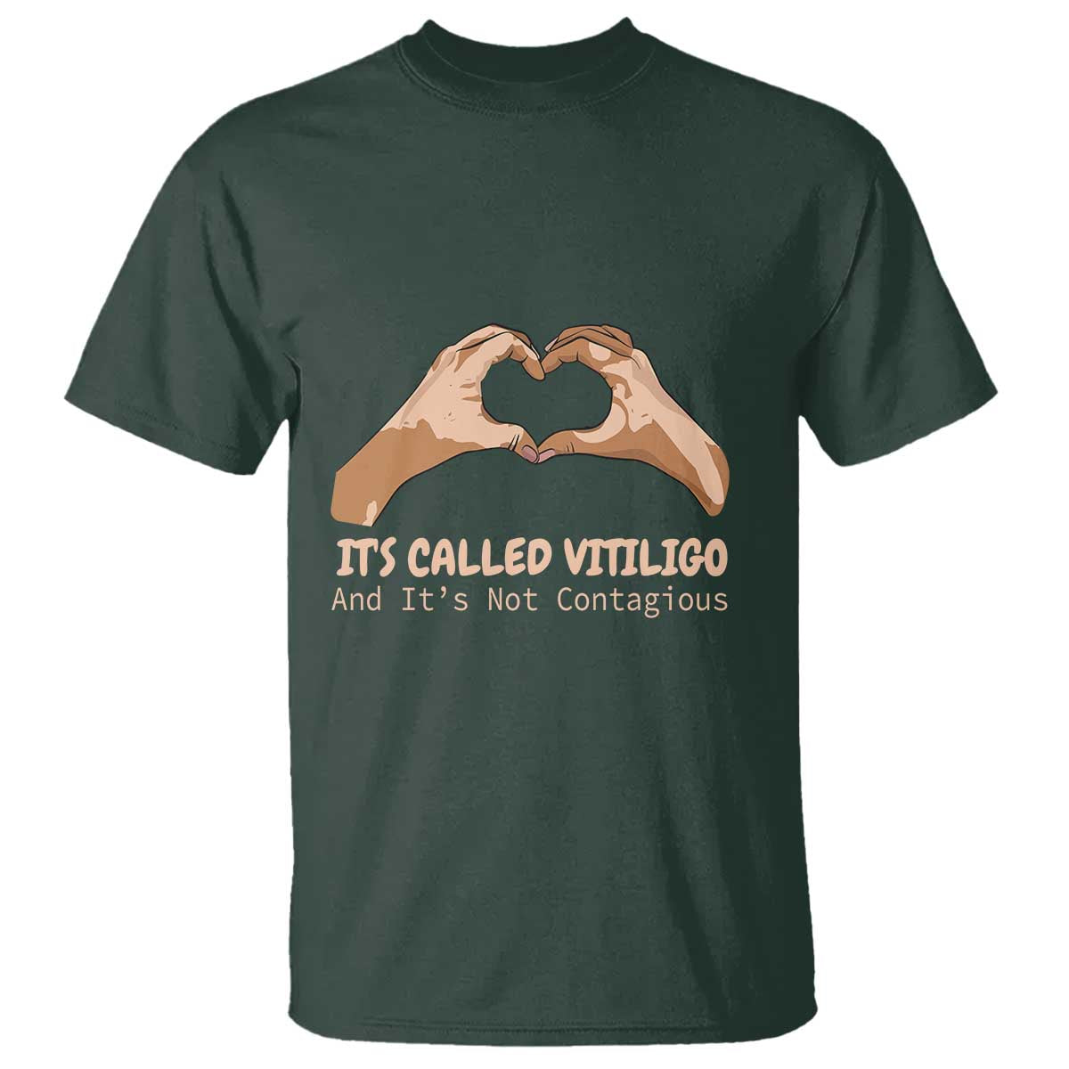 Vitiligo Awareness T Shirt It's Called Vitiligo And It's Not Contagious - Wonder Print Shop