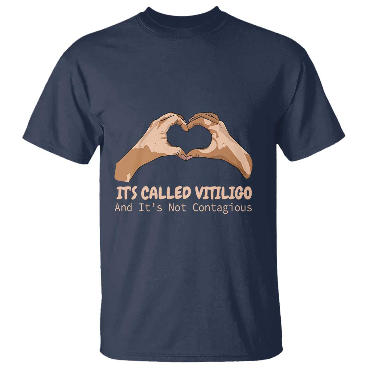 Vitiligo Awareness T Shirt It's Called Vitiligo And It's Not Contagious - Wonder Print Shop