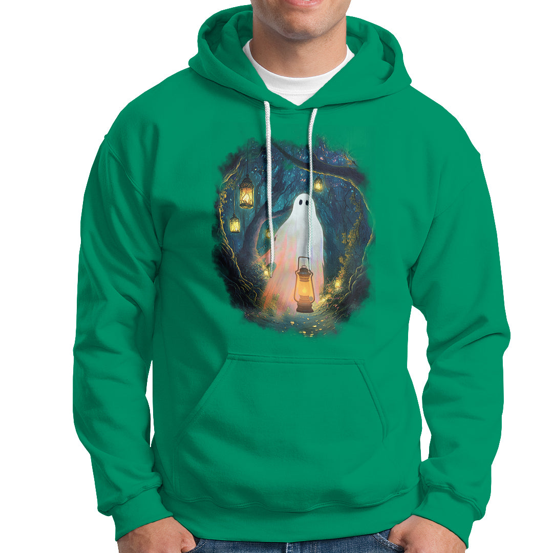 Ghost Hoodie Ghost In The Forest Shirt - Wonder Print Shop