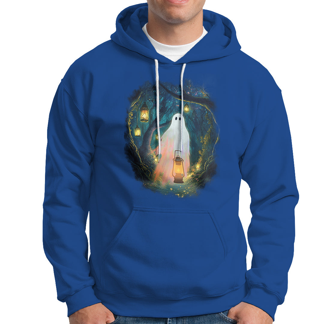 Ghost Hoodie Ghost In The Forest Shirt - Wonder Print Shop