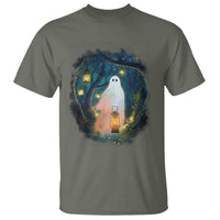 Ghost T Shirt Ghost In The Forest Shirt - Wonder Print Shop