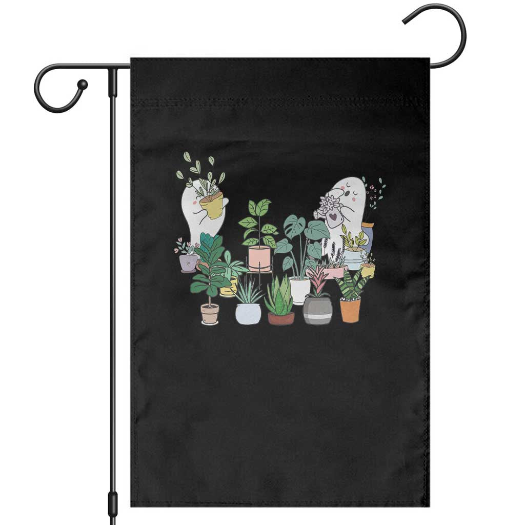 Ghost Garden Halloween Gardener Gardening Garden Flag - Wonder Print Shop