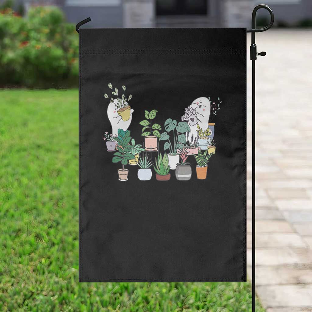 Ghost Garden Halloween Gardener Gardening Garden Flag - Wonder Print Shop