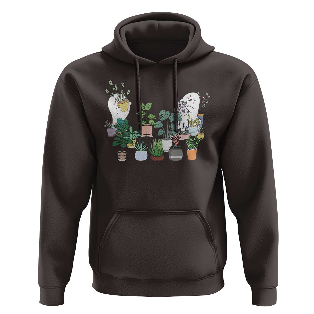 Ghost Garden Halloween Gardener Gardening Hoodie