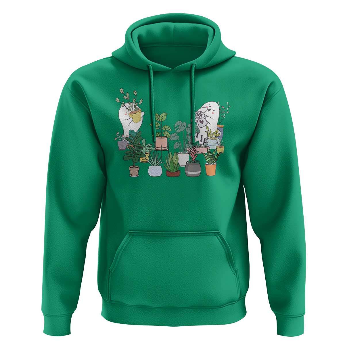Ghost Garden Halloween Gardener Gardening Hoodie