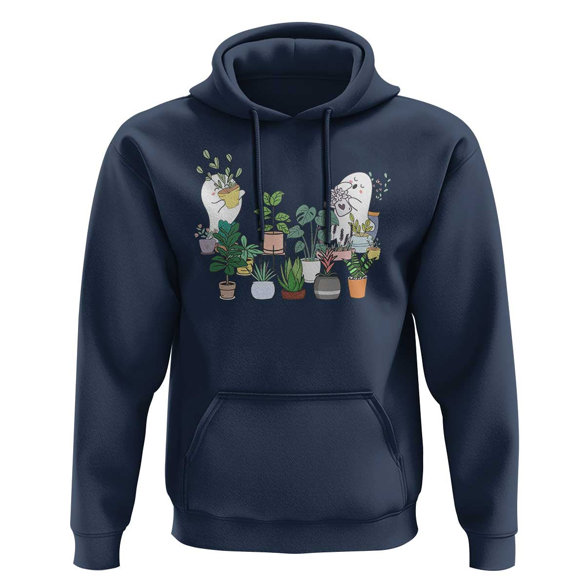 Ghost Garden Halloween Gardener Gardening Hoodie