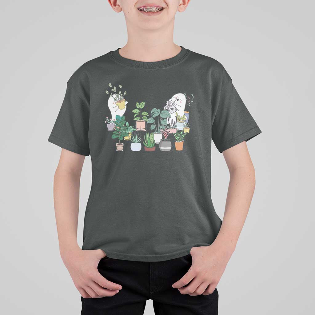 Ghost Garden Halloween Gardener Gardening T Shirt For Kid - Wonder Print Shop