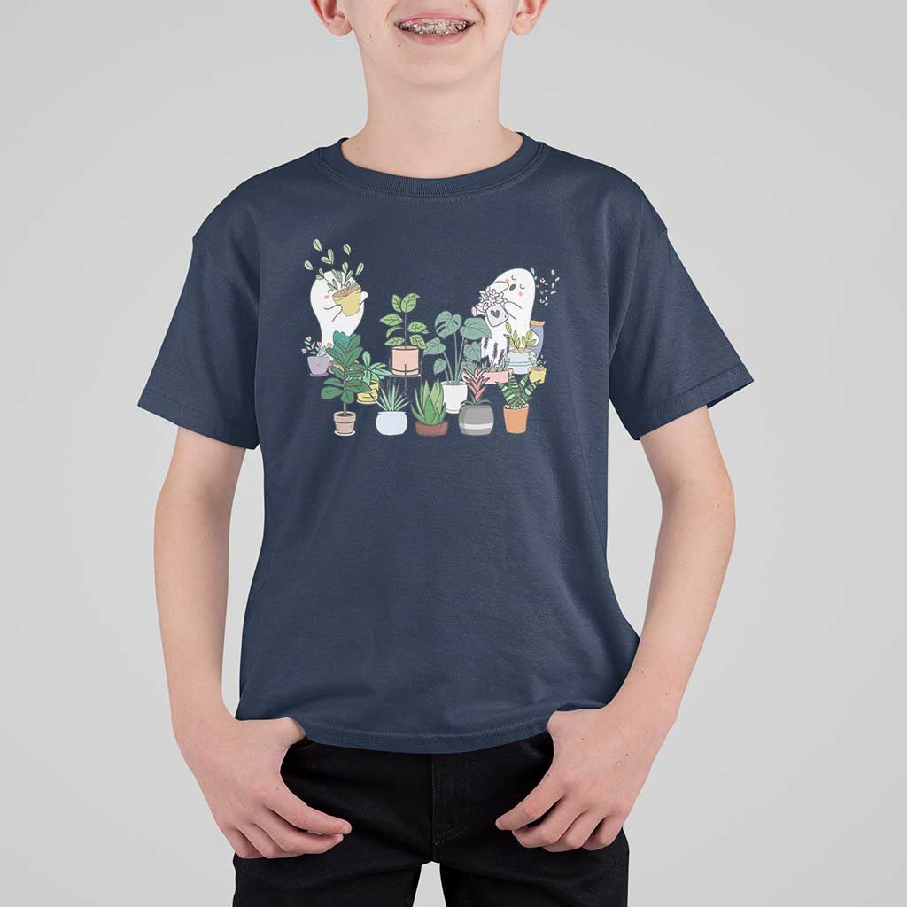 Ghost Garden Halloween Gardener Gardening T Shirt For Kid - Wonder Print Shop