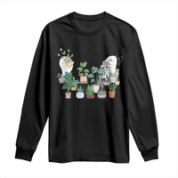 Ghost Garden Halloween Gardener Gardening Long Sleeve Shirt