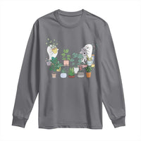 Ghost Garden Halloween Gardener Gardening Long Sleeve Shirt
