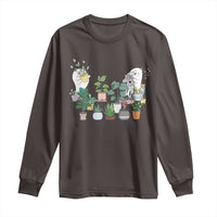 Ghost Garden Halloween Gardener Gardening Long Sleeve Shirt