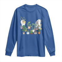 Ghost Garden Halloween Gardener Gardening Long Sleeve Shirt