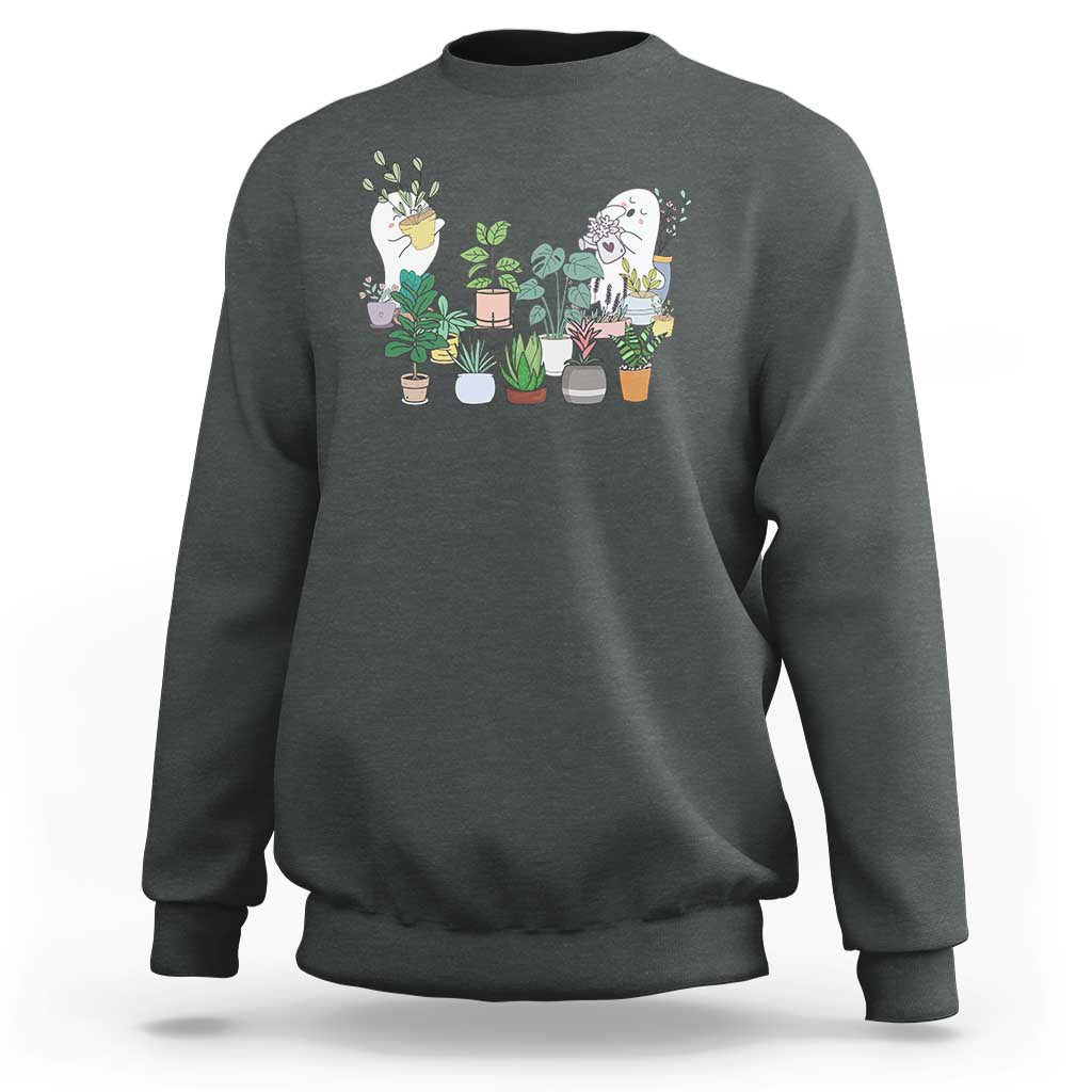 Ghost Garden Halloween Gardener Gardening Sweatshirt - Wonder Print Shop