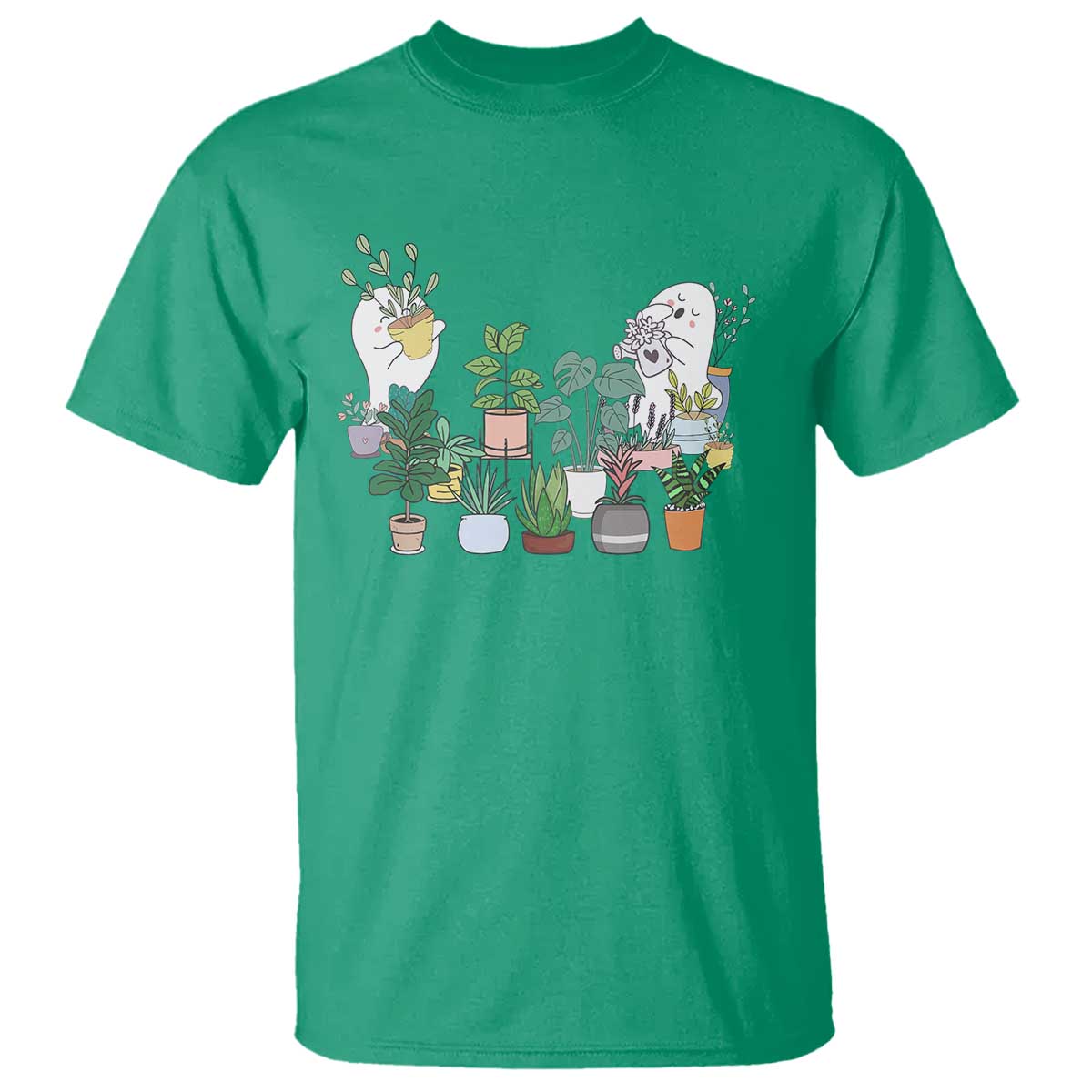 Ghost Garden Halloween Gardener Gardening T Shirt - Wonder Print Shop