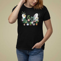 Ghost Garden Halloween Gardener Gardening T Shirt For Women - Wonder Print Shop