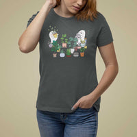 Ghost Garden Halloween Gardener Gardening T Shirt For Women - Wonder Print Shop