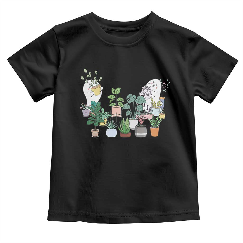Ghost Garden Halloween Gardener Gardening Toddler T Shirt