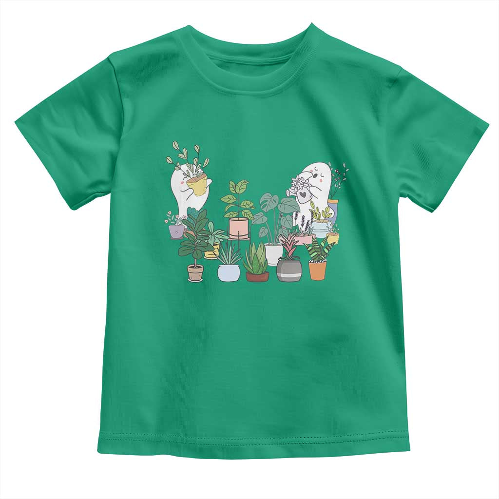 Ghost Garden Halloween Gardener Gardening Toddler T Shirt