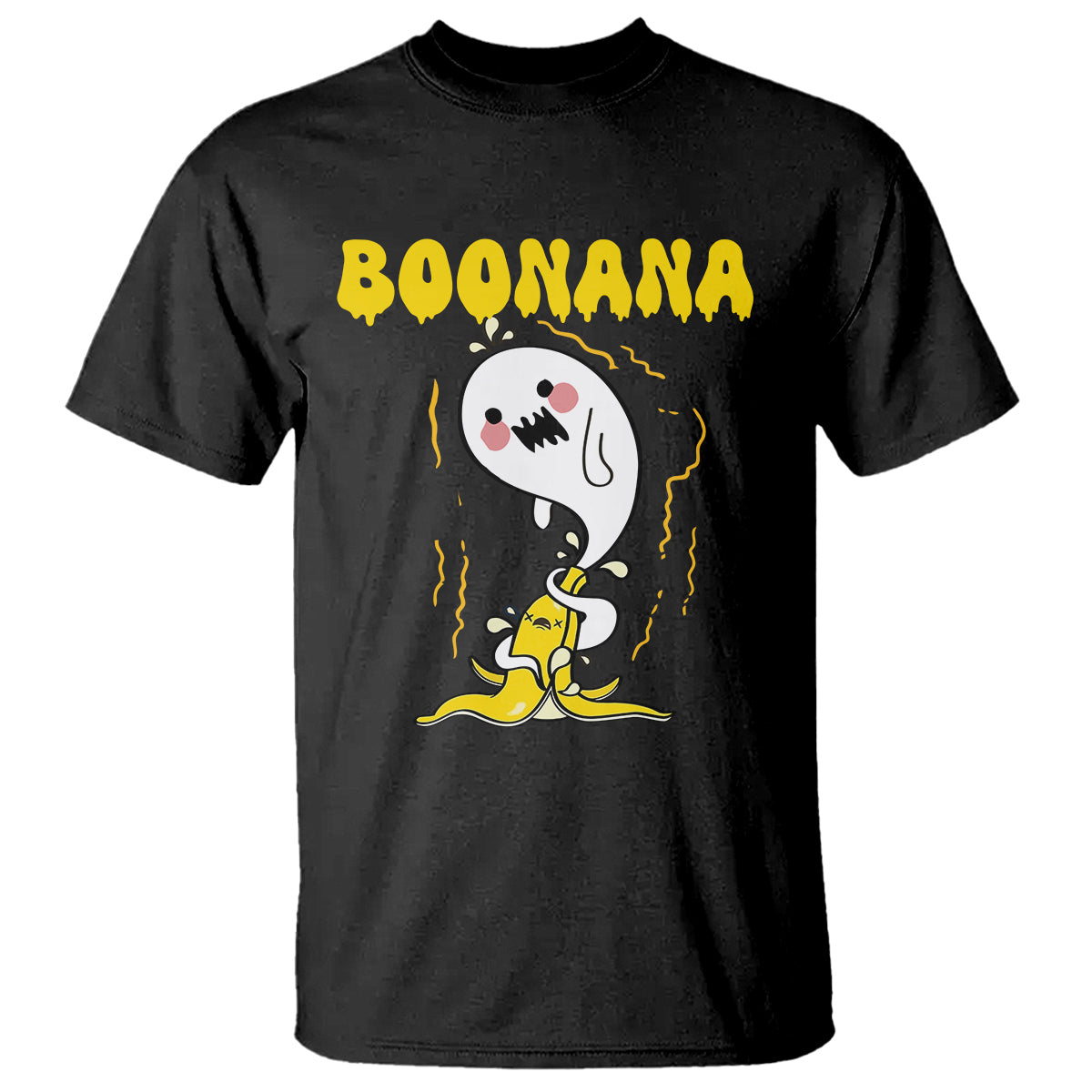 Halloween T Shirt Banana Ghost Boonana Cute Costume - Wonder Print Shop