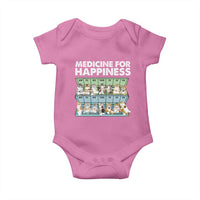 Mental Health Baby Onesie Medicine Fot Happiness Cute Cat
