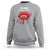Halloween Sweatshirt Vampire Blood Lip I'm Fine It's Not My Blood - Wonder Print Shop