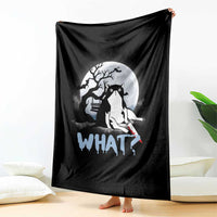 Halloween Cat Throw Blanket What Cat Murder Spooky Season - Wonder Print Shop