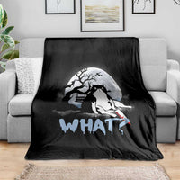 Halloween Cat Throw Blanket What Cat Murder Spooky Season - Wonder Print Shop