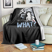 Halloween Cat Throw Blanket What Cat Murder Spooky Season - Wonder Print Shop