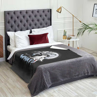 Halloween Cat Throw Blanket What Cat Murder Spooky Season - Wonder Print Shop