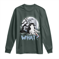 Halloween Cat Long Sleeve Shirt What Cat Murder Spooky Season