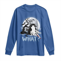 Halloween Cat Long Sleeve Shirt What Cat Murder Spooky Season
