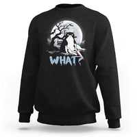 Halloween Cat Sweatshirt What Cat Murder Spooky Season - Wonder Print Shop